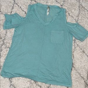 Seven Cold Shoulder Tee Sz L (5/$35)